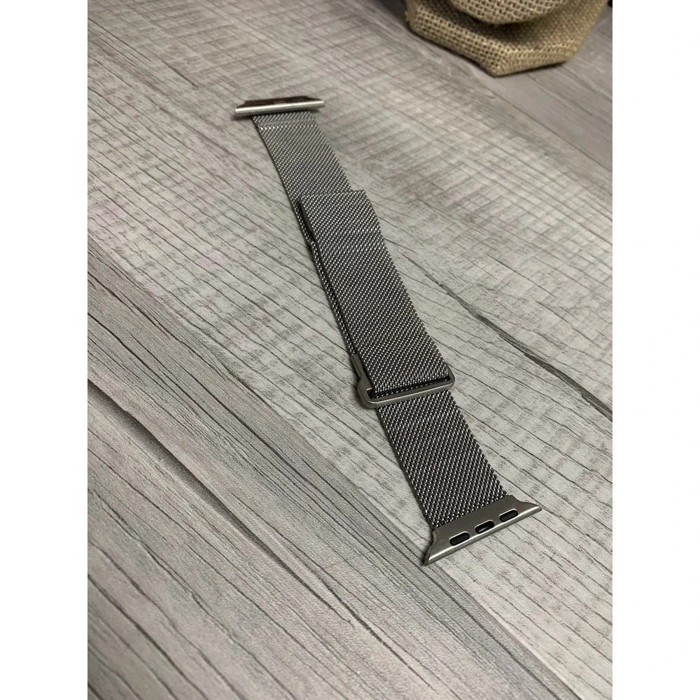 Magnetic Mesh Loop Watch Band for Apple Watch 38/40/42/44/45mm – Steel